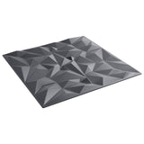 vidaXL Wandpanelen 12 pcs Diamond Wit 50 x 50 cm XPS Schuim