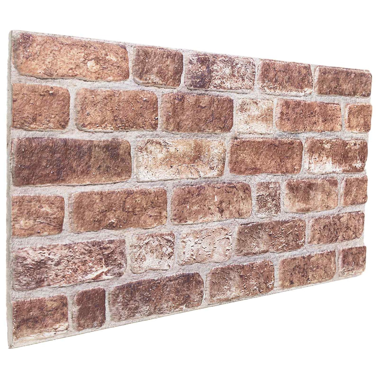 vidaXL Wall Panels 10 pcs Dark Brown and White 100 x 50 cm EPS Foam