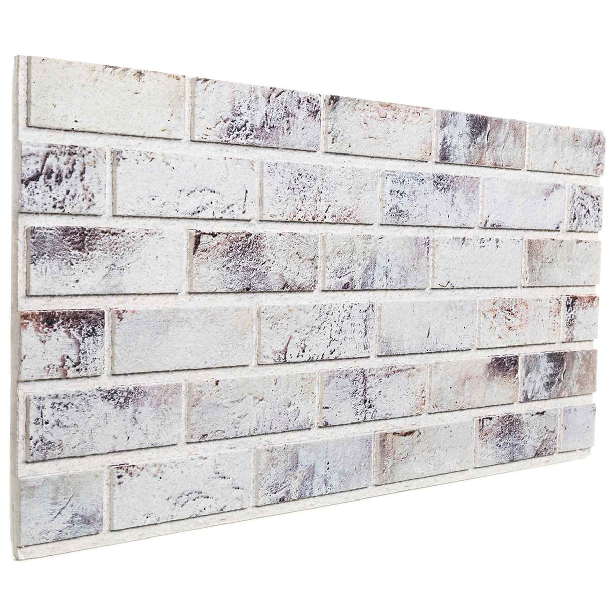vidaXL Wall Panels 10 pcs Dark Brown and White 100 x 50 cm EPS Foam