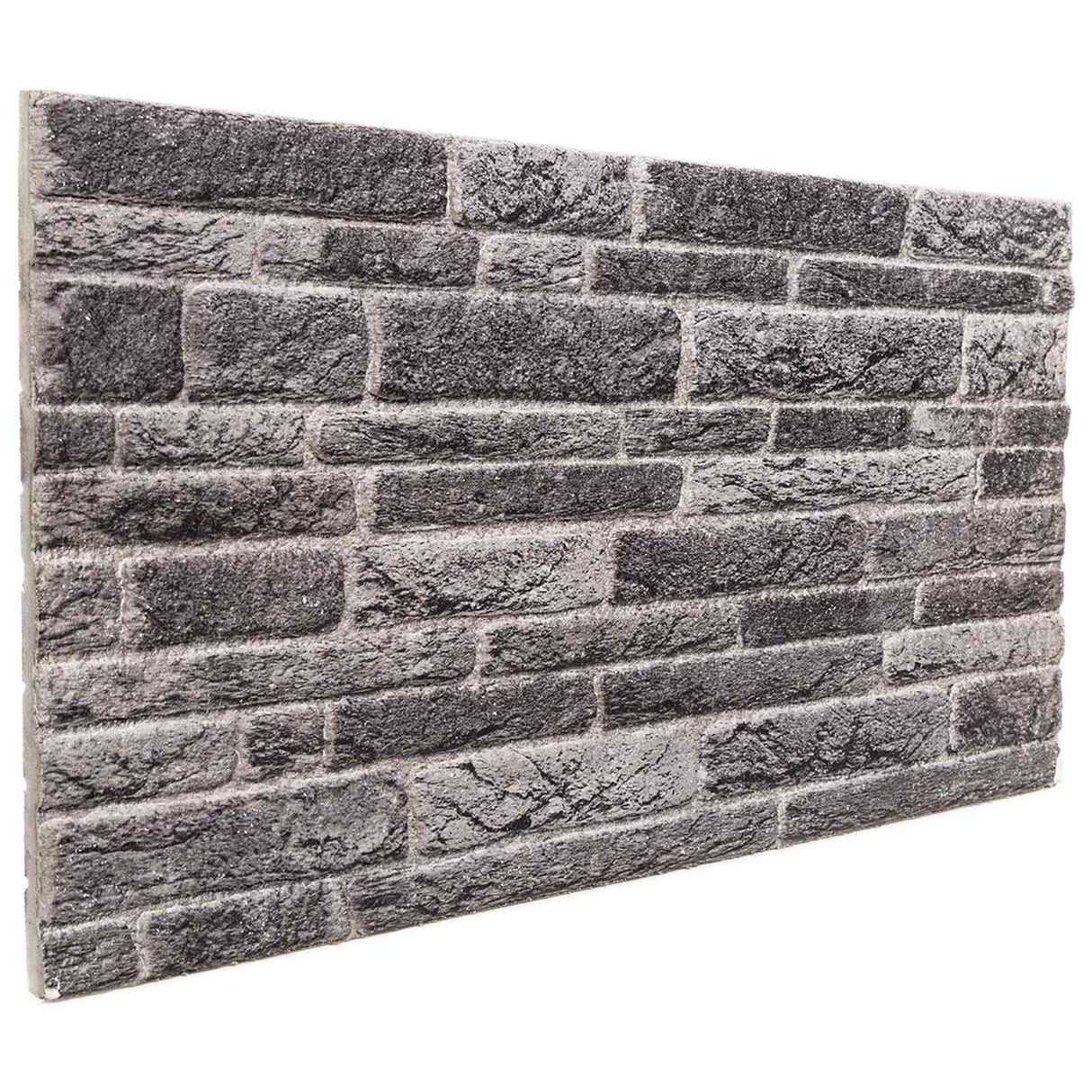 vidaXL Wall Panels 10 pcs Dark Brown and White 100 x 50 cm EPS Foam