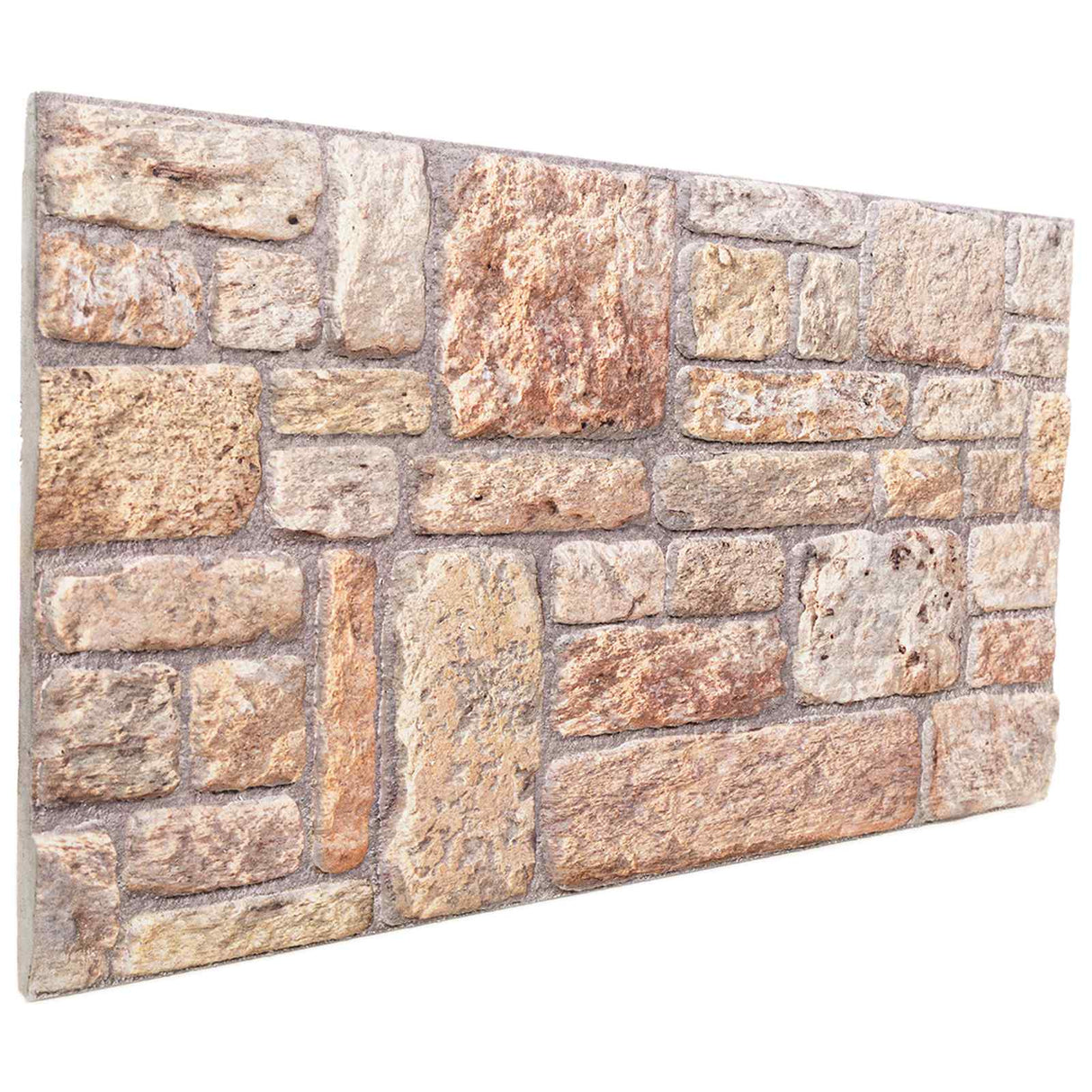 vidaXL Wall Panels 10 pcs Dark Brown and White 100 x 50 cm EPS Foam