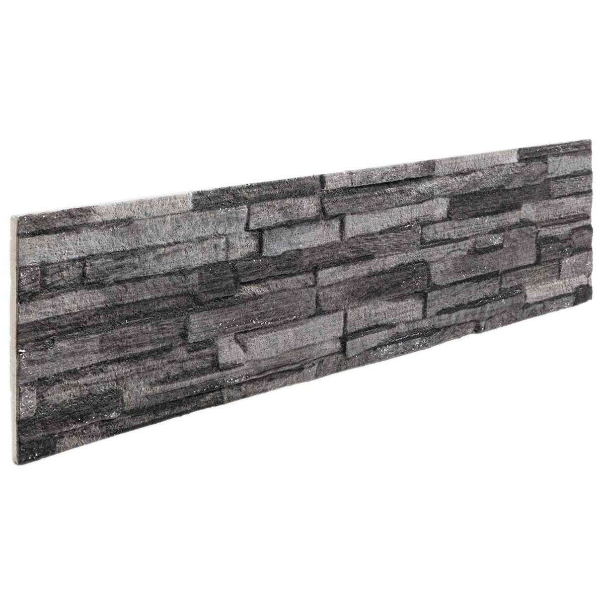 vidaXL Wandpanelen 10 pcs Lichtgrijs 100 x 25 cm EPS-schuim