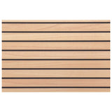 vidaXL Wandpanelen 5 pcs Bruin 100 x 50 cm EPS-schuim