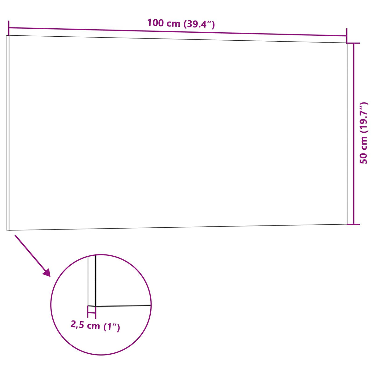 vidaXL Wandpanelen 5 pcs Bruin 100 x 50 cm EPS-schuim