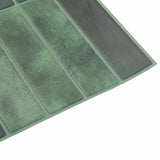 vidaXL Rechthoekige Tegel 10 pcs Donkergroen 29 x 23 x 0,08 cm