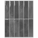 vidaXL Rechthoekige Tegel 10 pcs Donkergroen 29 x 23 x 0,08 cm