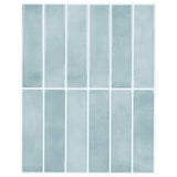 vidaXL Rechthoekige Tegel 10 pcs Donkergroen 29 x 23 x 0,08 cm