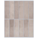 vidaXL Rechthoekige Tegel 10 pcs Donkergroen 29 x 23 x 0,08 cm