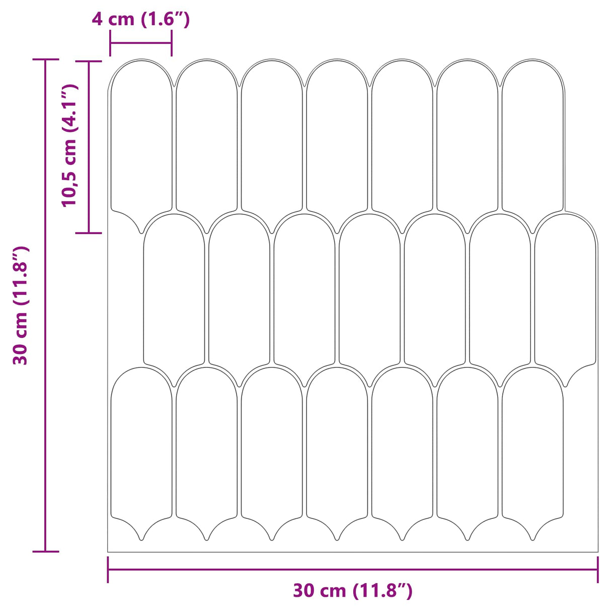 vidaXL Veer Tegel 10 pcs Grijs Marmer 30 x 30 cm Polyurethaan en PET