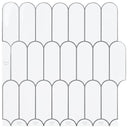 vidaXL Veer Tegel 10 pcs Grijs Marmer 30 x 30 cm Polyurethaan en PET