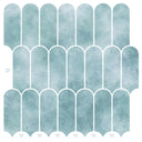 vidaXL Veer Tegel 10 pcs Grijs Marmer 30 x 30 cm Polyurethaan en PET