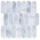 vidaXL Veer Tegel 10 pcs Grijs Marmer 30 x 30 cm Polyurethaan en PET