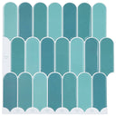 vidaXL Veer Tegel 10 pcs Grijs Marmer 30 x 30 cm Polyurethaan en PET