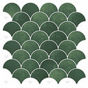 vidaXL Vis Schub Tegel 10 pcs Wit 30 x 30 cm Polyurethaan en PET