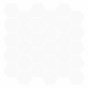vidaXL Hexagon Tegel 10 pcs Wit Grijs 30 x 30 cm Polyurethaan en PET