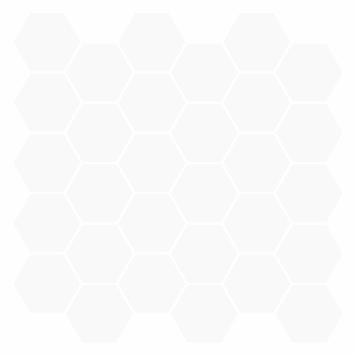 vidaXL Hexagon Tegel 10 pcs Wit Grijs 30 x 30 cm Polyurethaan en PET