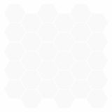vidaXL Hexagon Tegel 10 pcs Wit Grijs 30 x 30 cm Polyurethaan en PET