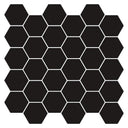 vidaXL Hexagon Tegel 10 pcs Wit Grijs 30 x 30 cm Polyurethaan en PET
