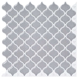 vidaXL Lanturn Tegel 10 pcs Wit 27 x 27 cm Polyurethaan en PET