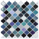 vidaXL Lanturn Tegel 10 pcs Wit 27 x 27 cm Polyurethaan en PET