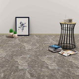 vidaXL Plans de jardin 55 pcs Noir 5,11 m² PVC