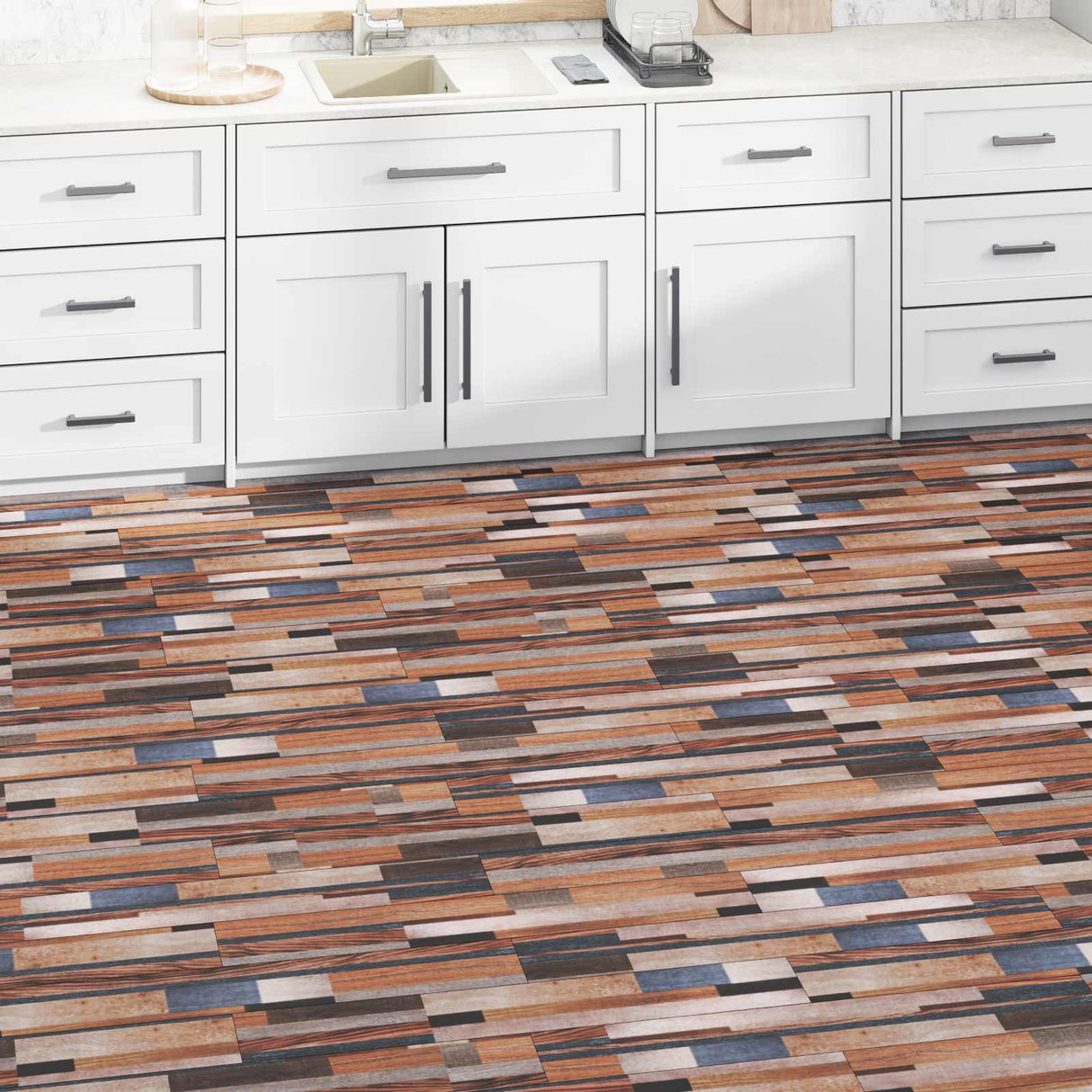 vidaXL Vloerplanken 36 pcs Bois brut 5,02 m² PVC