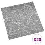 vidaXL Zelfklevende Vloerplanken 30,5 x 30,5 cm 20 pcs PVC Betongrijs