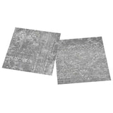 vidaXL Zelfklevende Vloerplanken 30,5 x 30,5 cm 20 pcs PVC Betongrijs