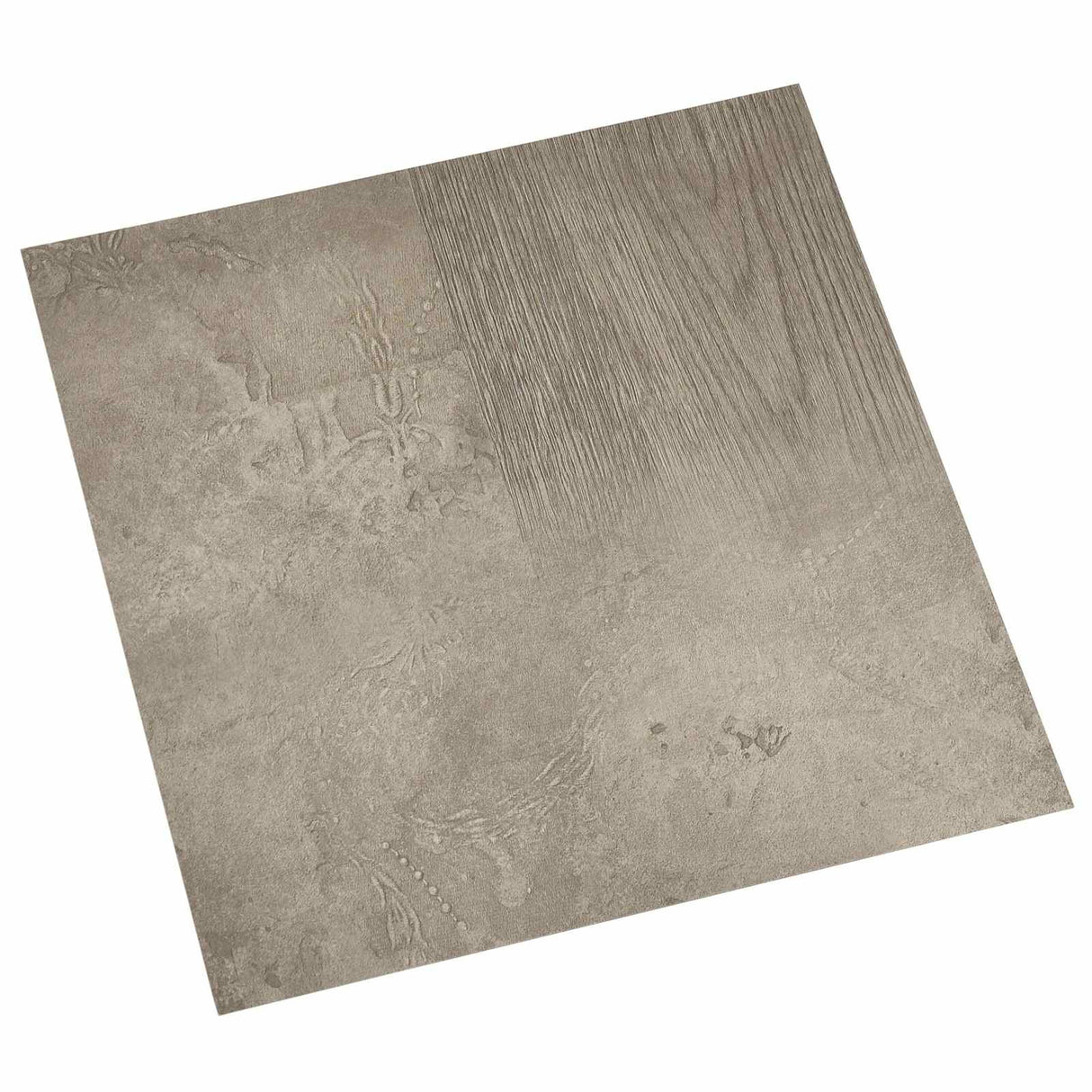 vidaXL Zelfklevende Vloerplanken 30,5 x 30,5 cm 20 pcs PVC Betongrijs