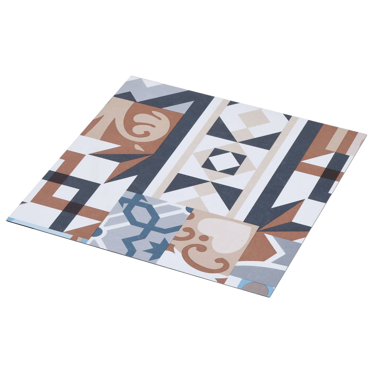 vidaXL Zelfklevende Vloerplanken 30,5 x 30,5 cm 20 pcs PVC Betongrijs