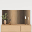 vidaXL Wandpanelen 2 pcs Naturel 60,5 x 60 cm