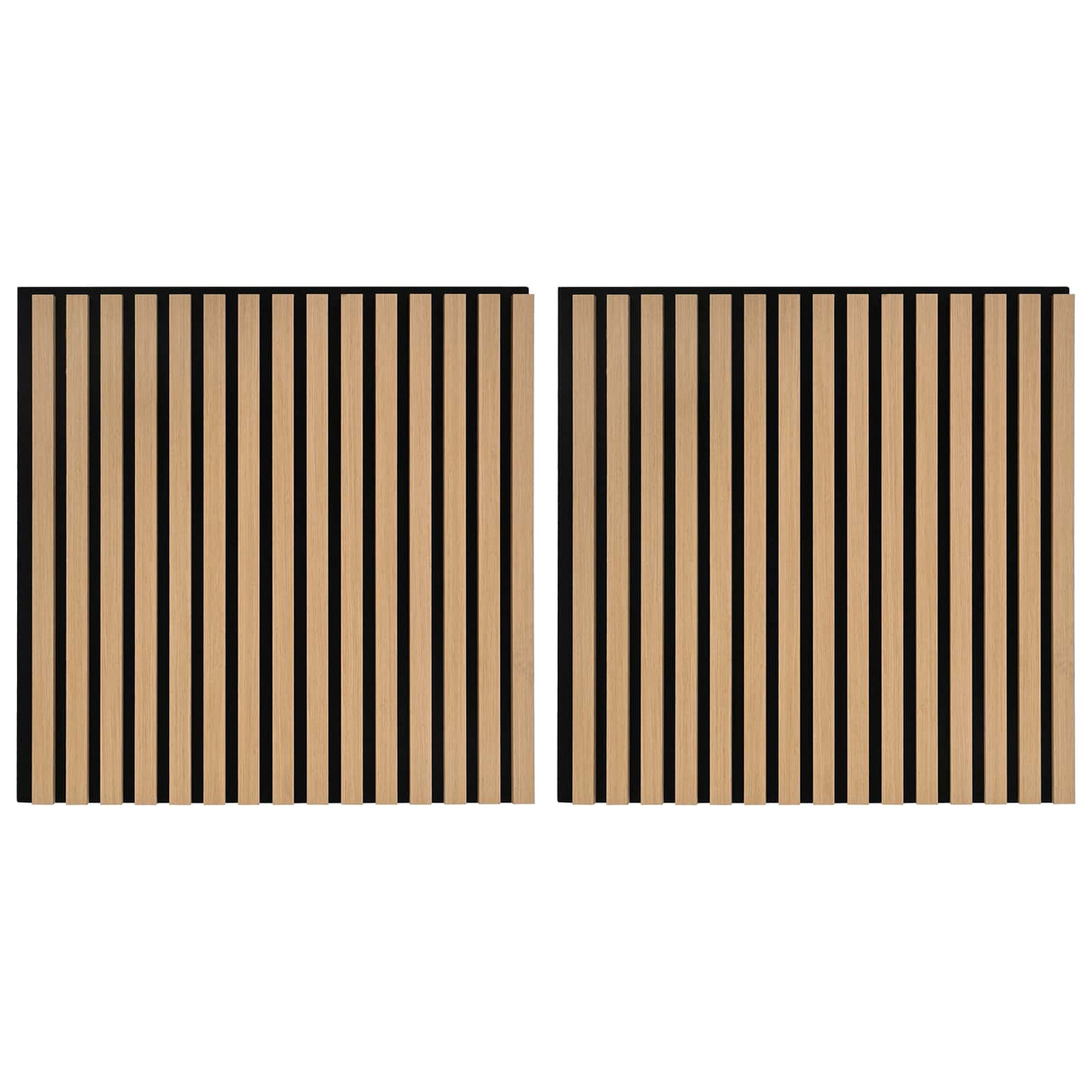 vidaXL Wandpanelen 2 pcs Naturel 60,5 x 60 cm
