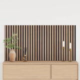 vidaXL Wandpanelen 2 pcs Naturel 60,5 x 60 cm