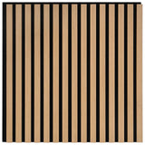 vidaXL Wandpanelen 8 pcs Naturel 60,5 x 60 cm