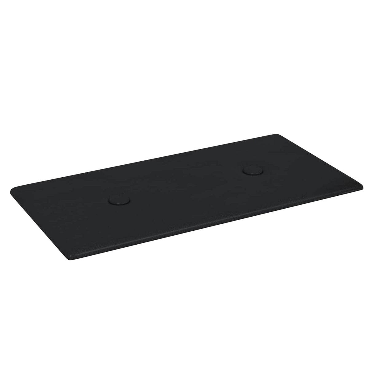 vidaXL Wand Hoofdbord 12 pcs Zwart 30 x 15 cm Kunstleer