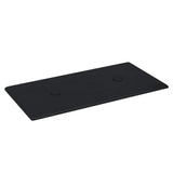 vidaXL Wand Hoofdbord 12 pcs Zwart 30 x 15 cm Kunstleer