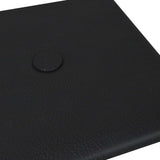 vidaXL Wand Hoofdbord 12 pcs Zwart 30 x 15 cm Kunstleer