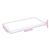 vidaXL Wand Hoofdbord 12 pcs Zwart 30 x 15 cm Kunstleer