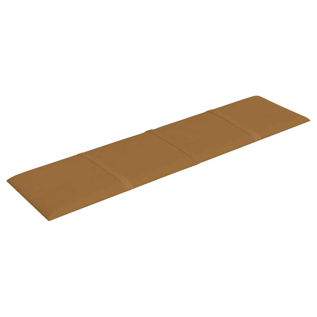 vidaXL Wand Hoofdbord 12 pcs Bruin 60 x 15 cm Fluweel