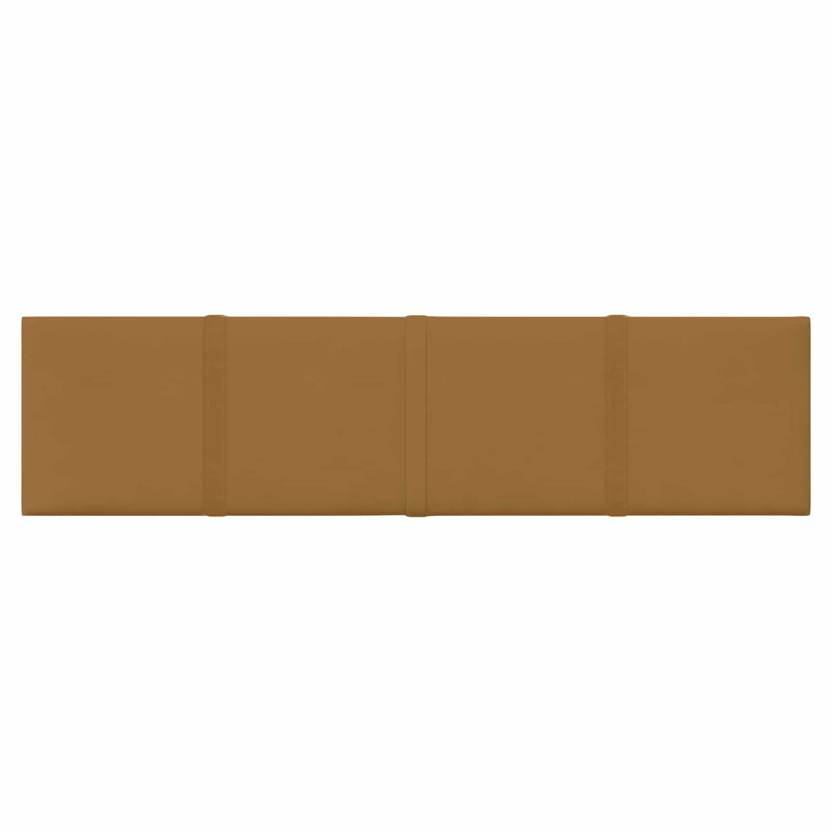 vidaXL Wand Hoofdbord 12 pcs Bruin 60 x 15 cm Fluweel