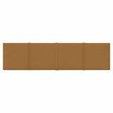 vidaXL Wand Hoofdbord 12 pcs Bruin 60 x 15 cm Fluweel