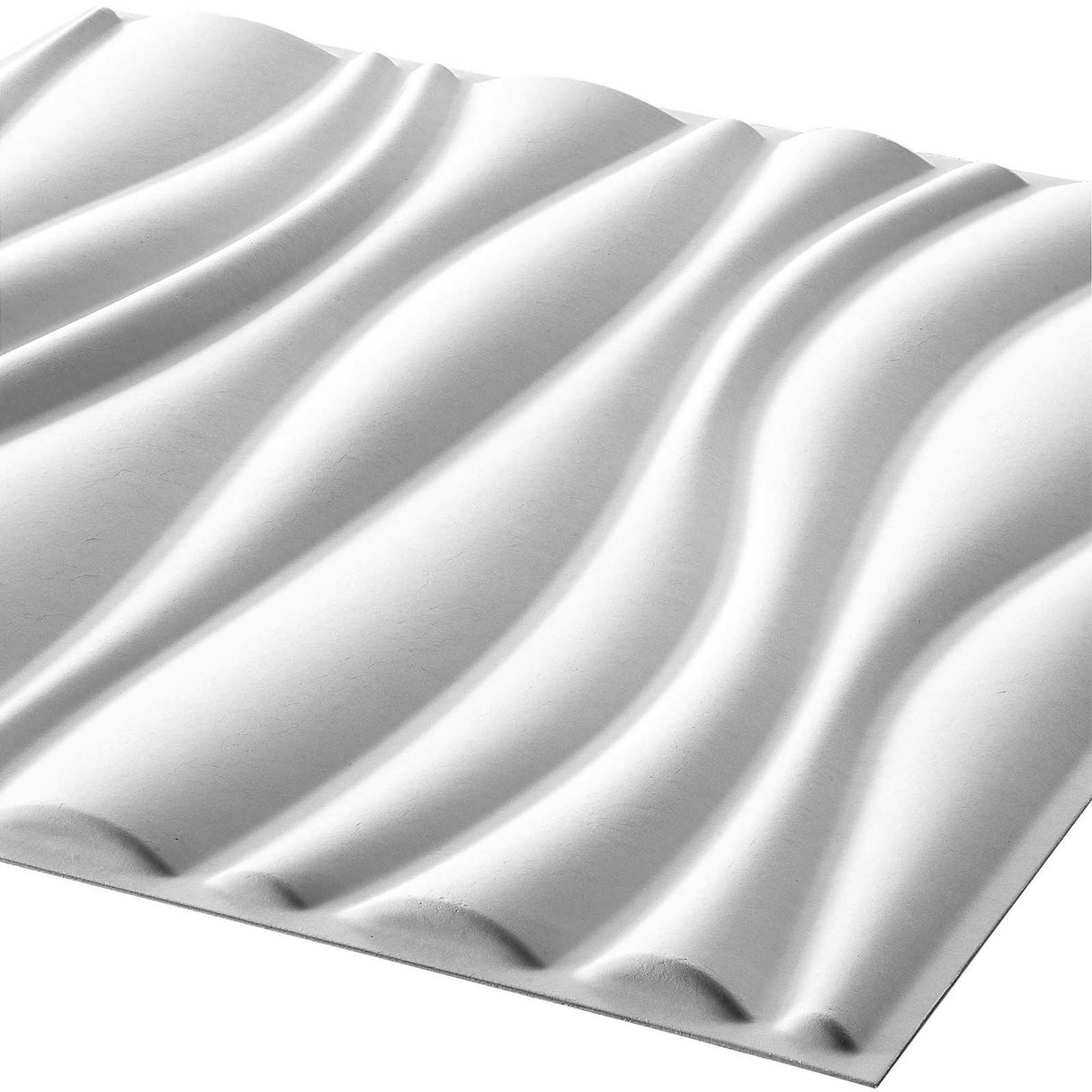 vidaXL Wandpanelen 12 pcs 50 x 50 cm Wit