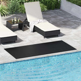 vidaXL Vloermat Zwart 1 x 2 m Rubber