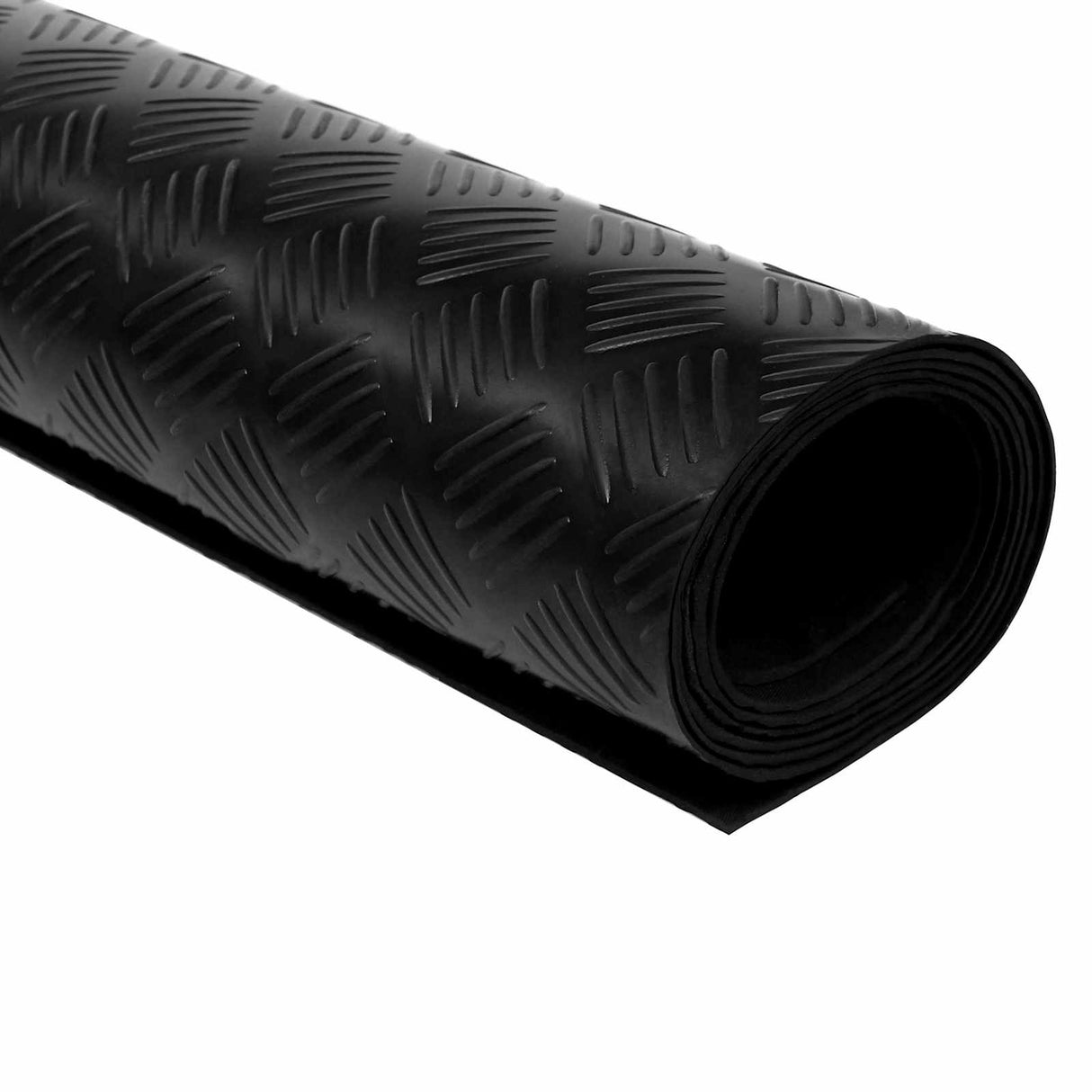 vidaXL Vloermat Zwart 1 x 2 m Rubber