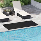 vidaXL Vloermat Zwart 1 x 2 m Rubber