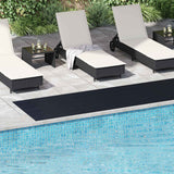 vidaXL Vloermat Zwart 1 x 2 m Rubber