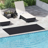 vidaXL Vloermat Zwart 1 x 2 m Rubber