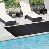 vidaXL Vloermat Zwart 1 x 2 m Rubber