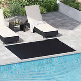 vidaXL Vloermat Zwart 1 x 2 m Rubber