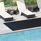 vidaXL Vloermat Zwart 1 x 2 m Rubber
